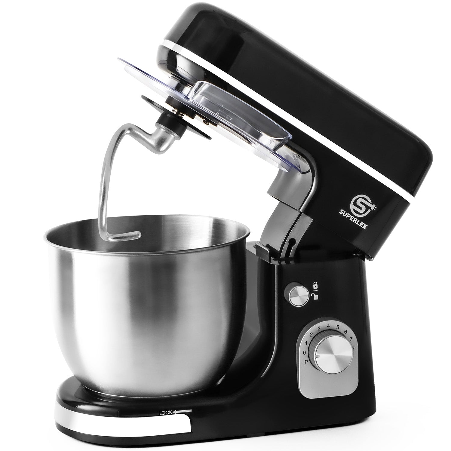 5L Stand Mixer with 1300W Motor & Multi-Function Attachments
