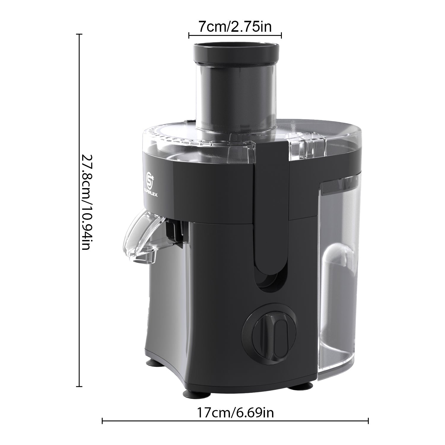 400W Power Juicer with 600ml Capacity – Compact & Easy to Clean