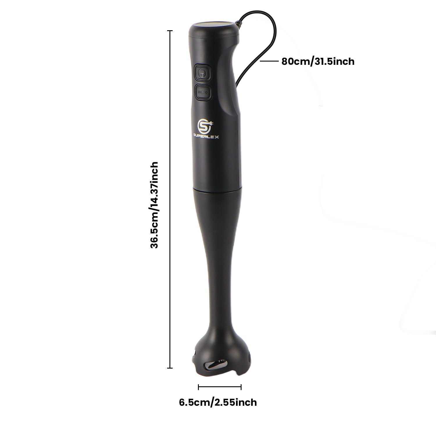 350W Stick Blender 3-in-1 with Stainless Steel Blades & Dual Speed