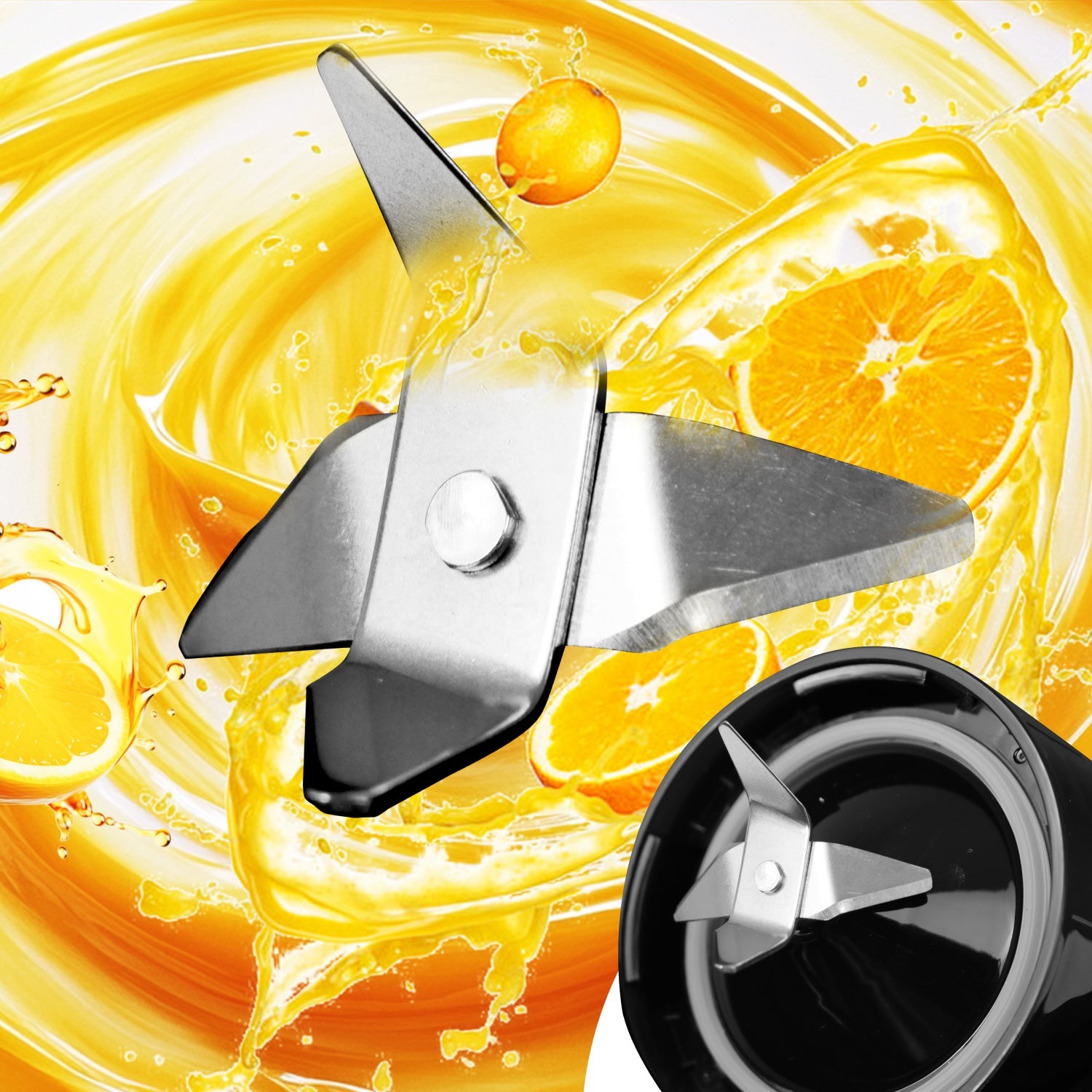 500W Jug Blender with 1.5L Capacity & Stainless Steel Blades