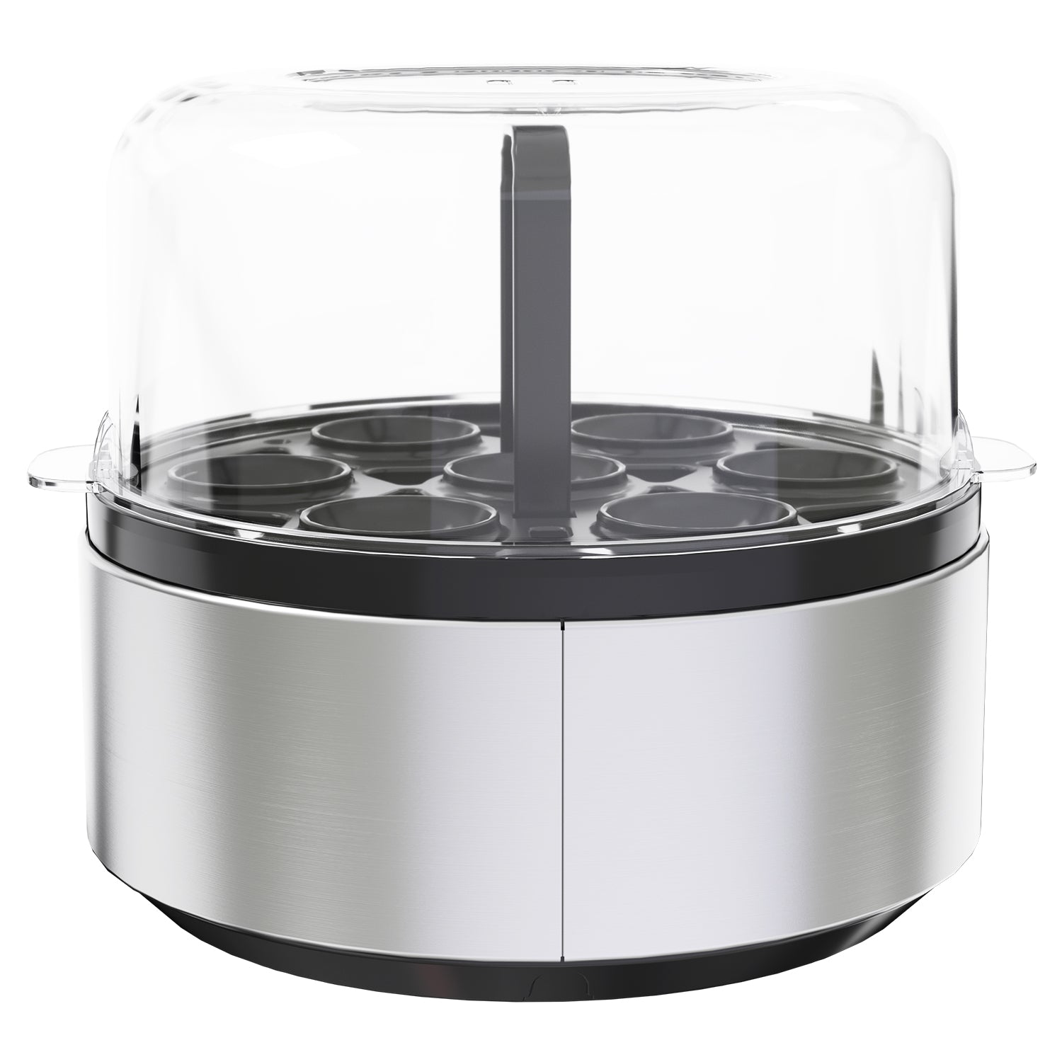 Egg Stainless Steel Cooker with Multi-Level Design & Audible Beep Alert