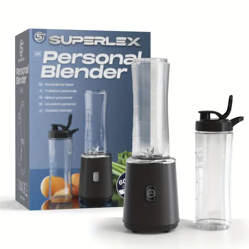 400W Personal Blender with 600ml Bottle – Portable & Easy to Clean