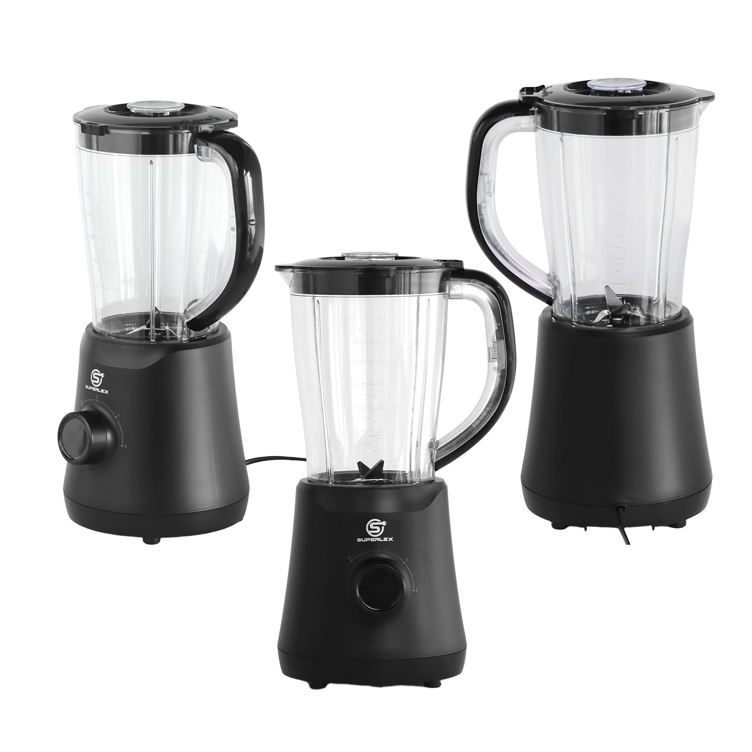 500W Jug Blender with 1.5L Capacity & Stainless Steel Blades