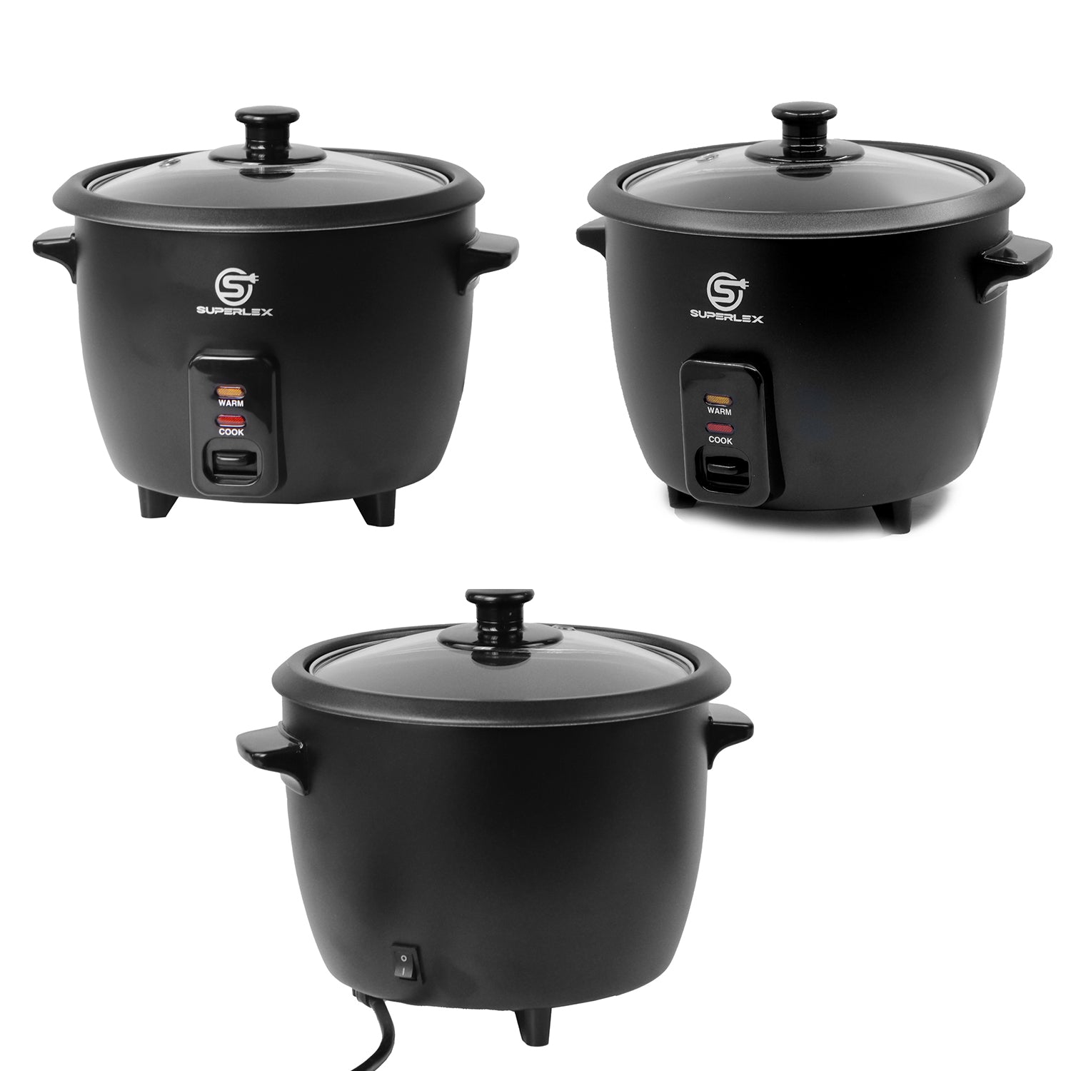 1L Multifunction Rice Cooker with Steamer, 450W Power & Keep Warm Function