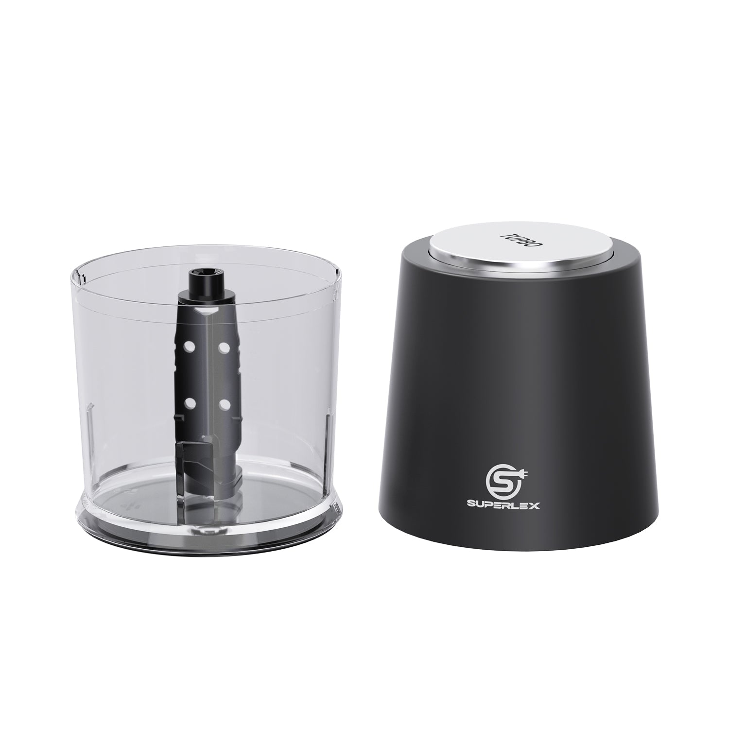 260W Mini Chopper with 500ml Jar & Dual Speed Turbo Function