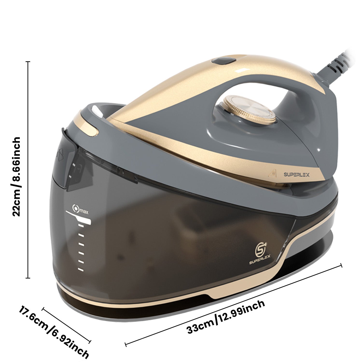 2600W Steam Station – Powerful Multi-Function Iron with 1.3L Tank