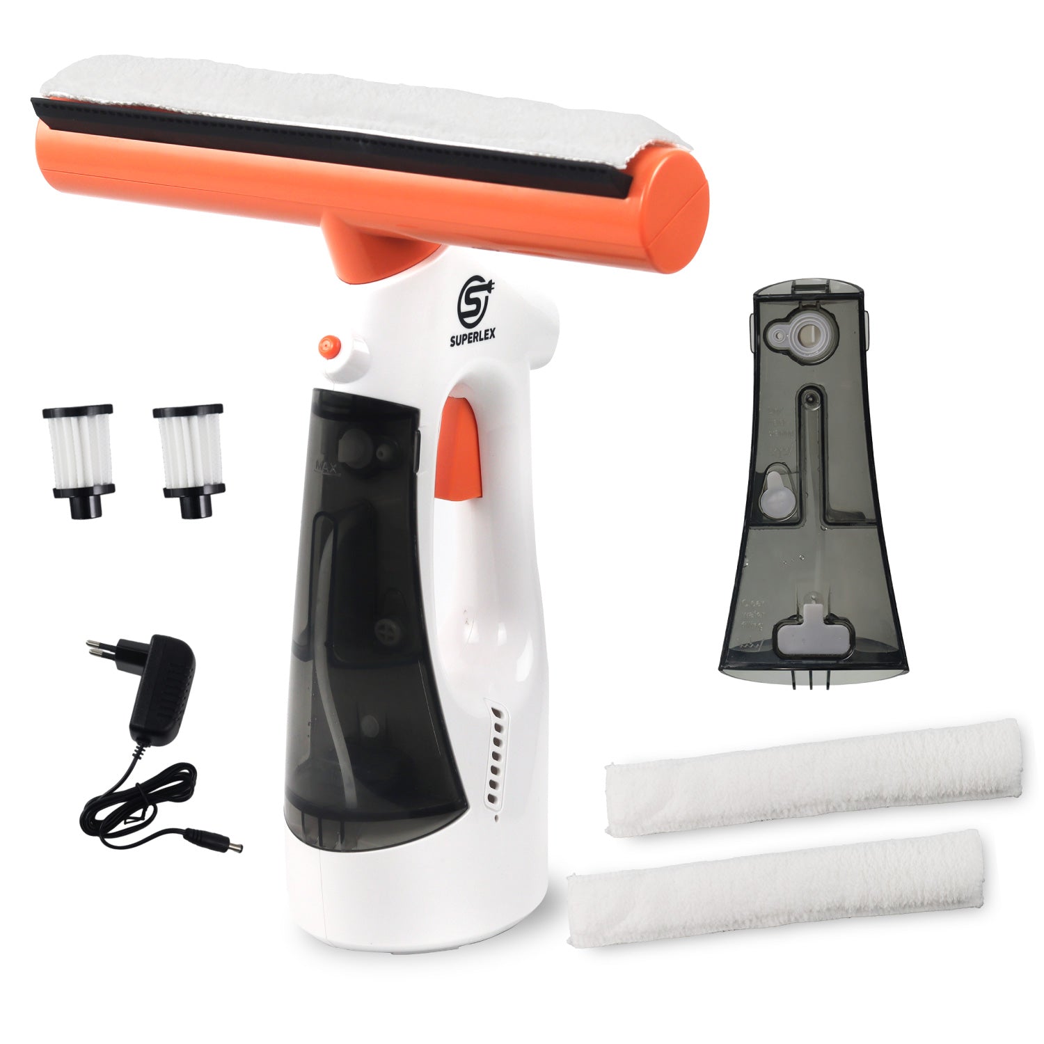 Cordless 3-in-1 Window Vac with Steam Cleaning and HEPA Filter