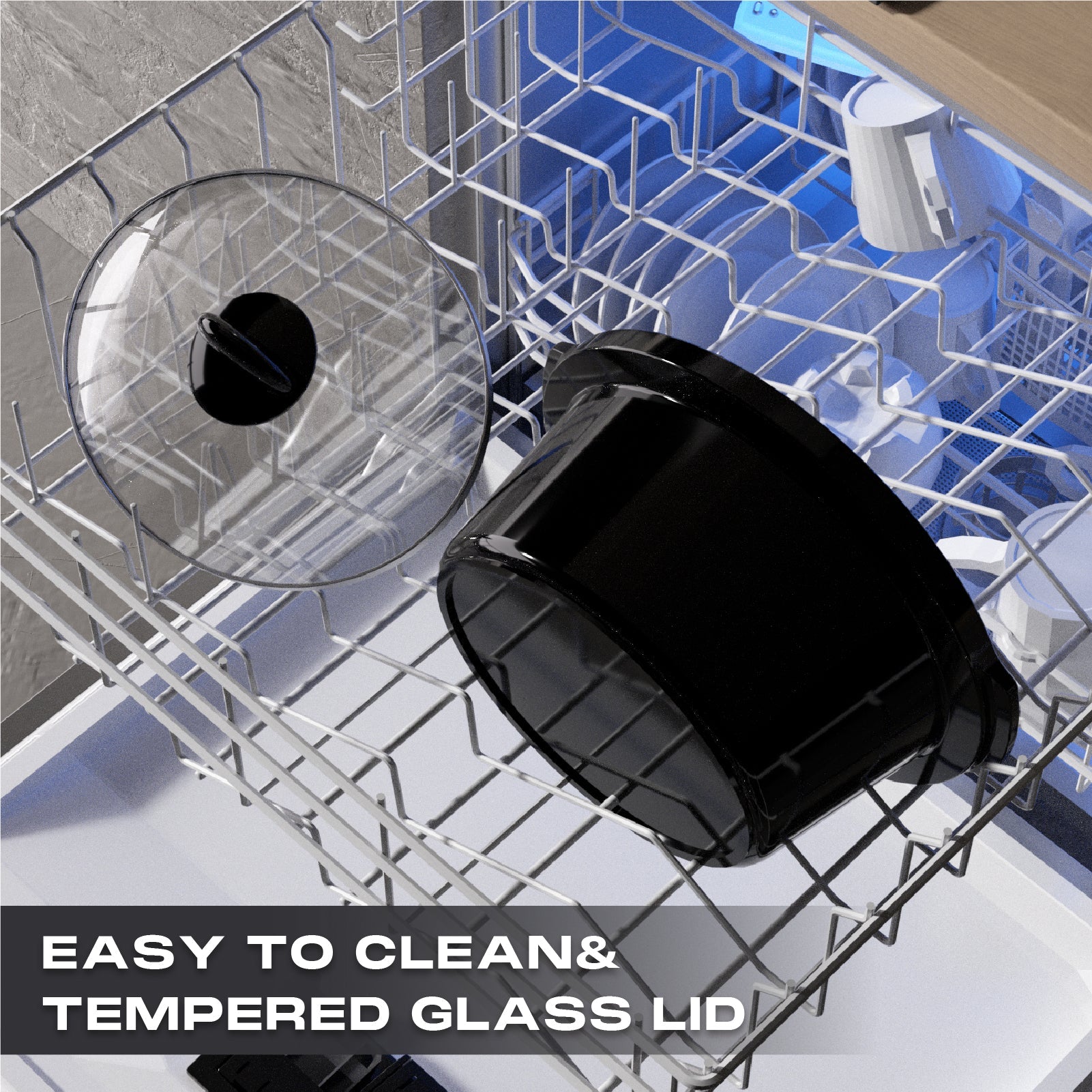 3.5L Oval Slow Cooker with Ceramic Pot – Energy Efficient & Multi-Function