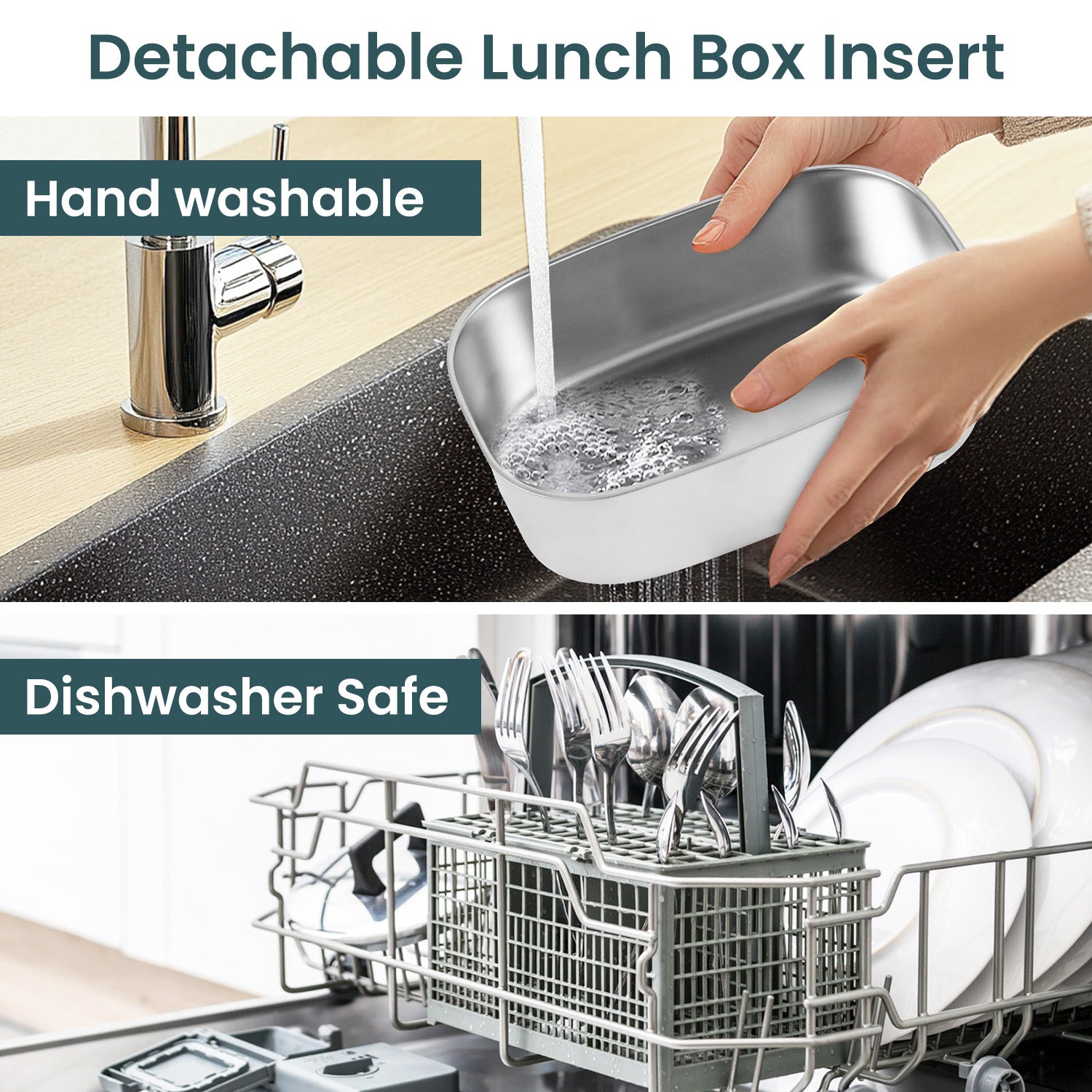 3-in-1 Electric Lunch Box with Fast Heating and Portable Design