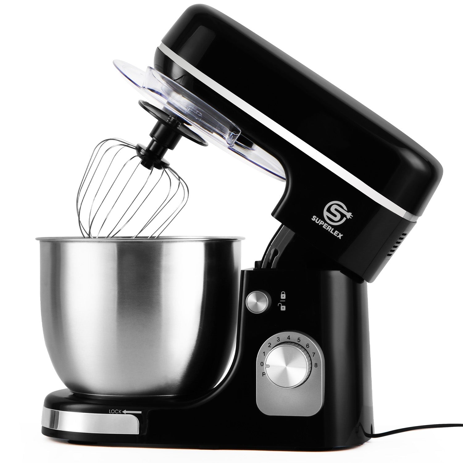 5L Stand Mixer with 1300W Motor & Multi-Function Attachments