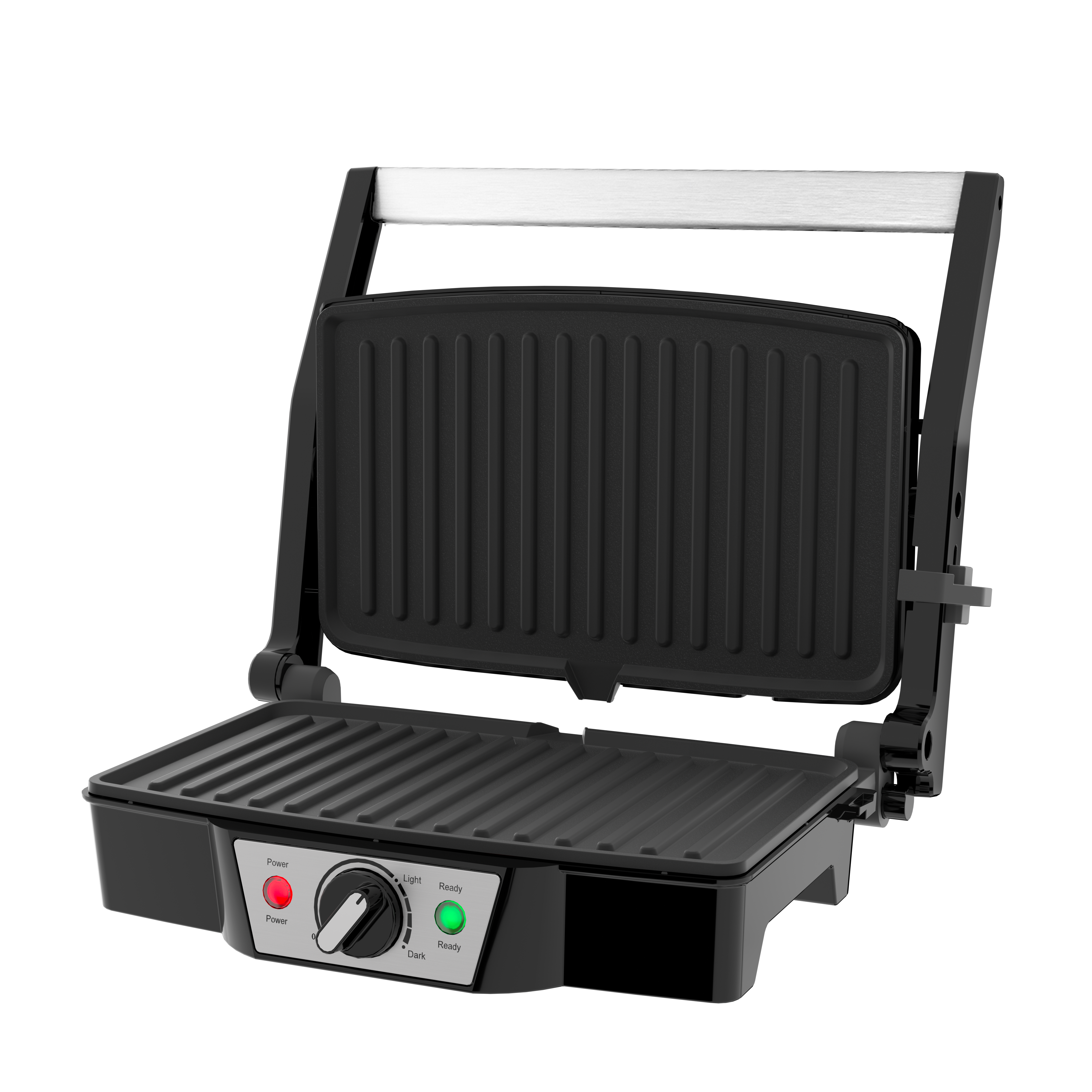 Stainless Steel Electric Medium Grill with Even Heating