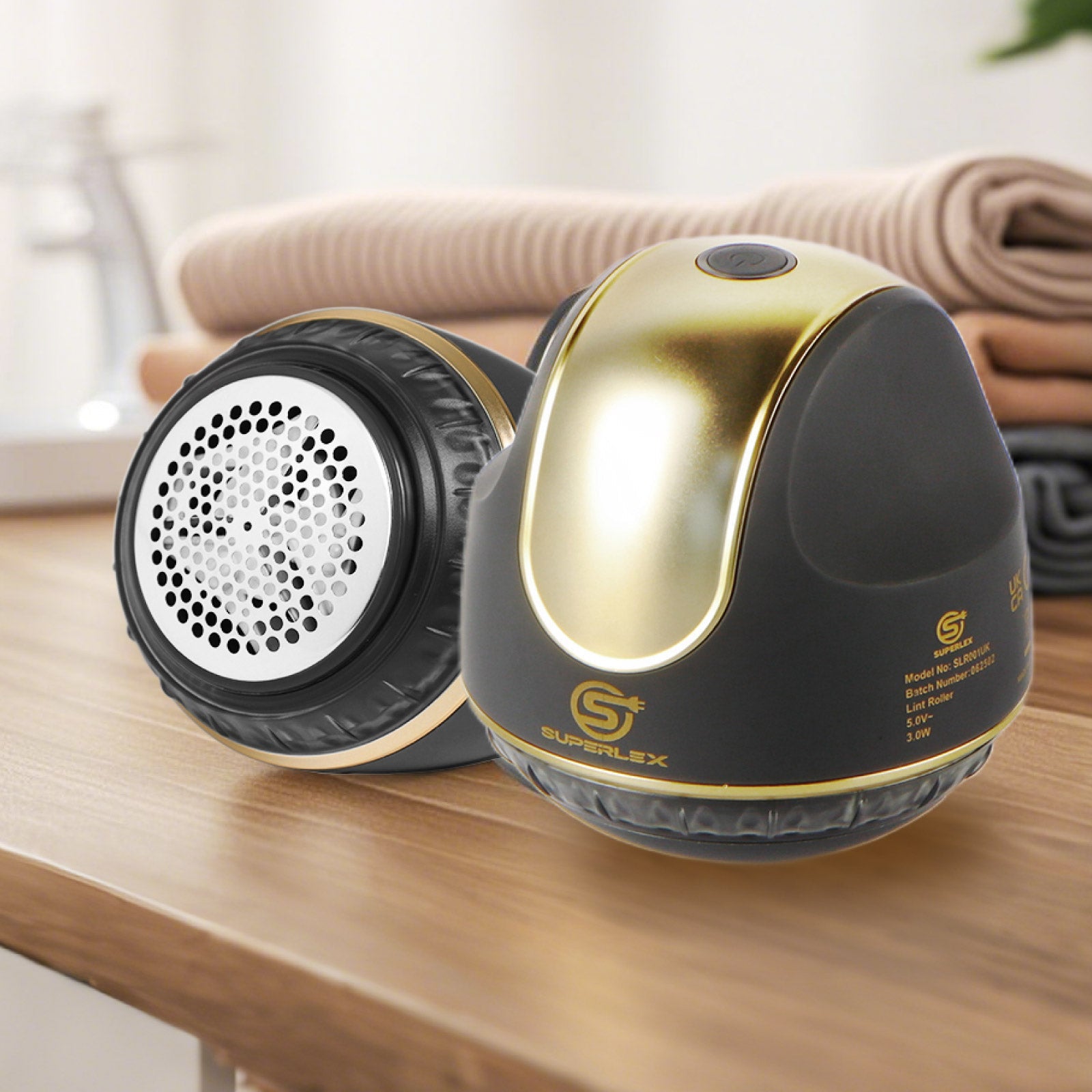 Electric Lint Roller – 3-Needle Blade, DC Motor, USB Type-C Rechargeable