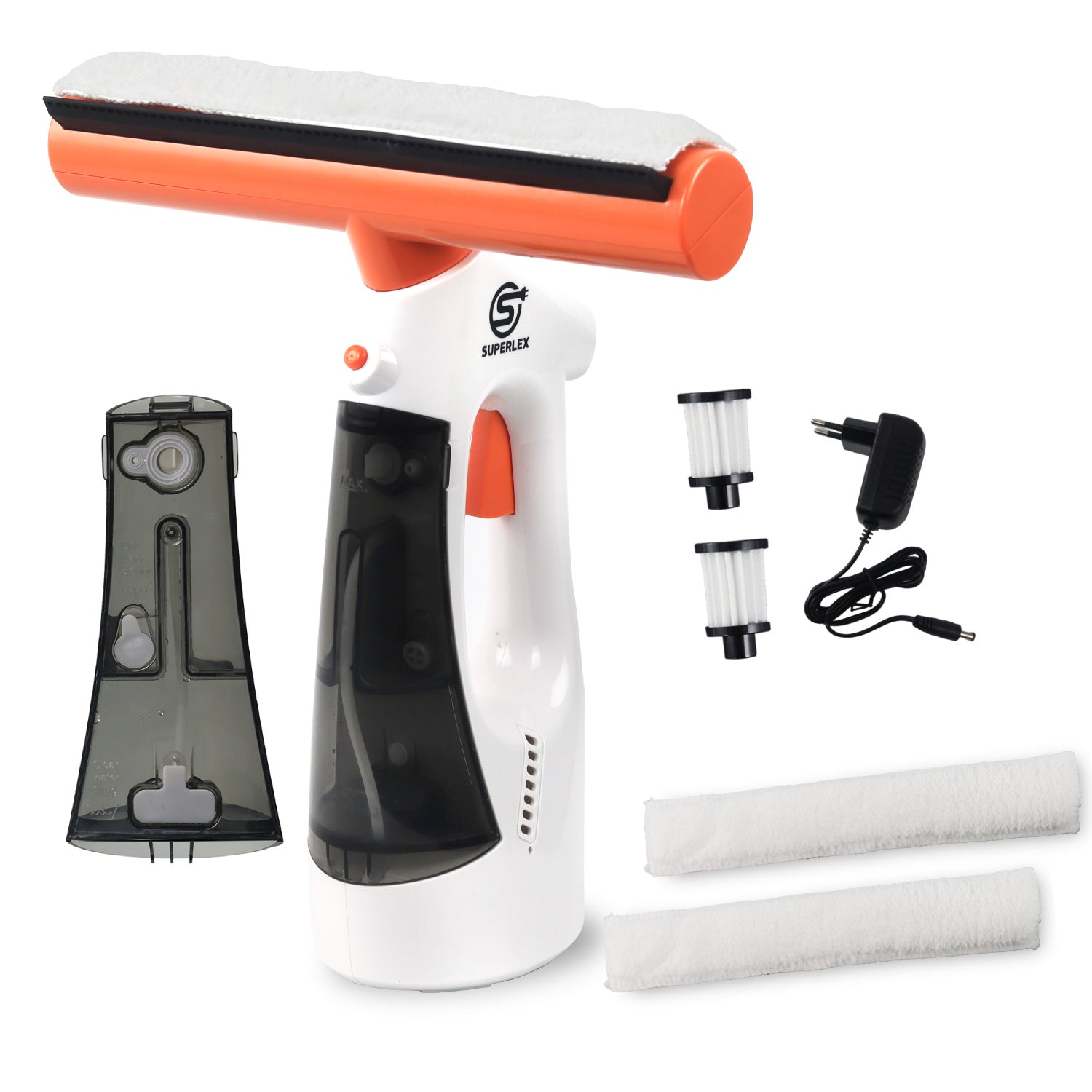 Cordless 3-in-1 Window Vac with Steam Cleaning and HEPA Filter