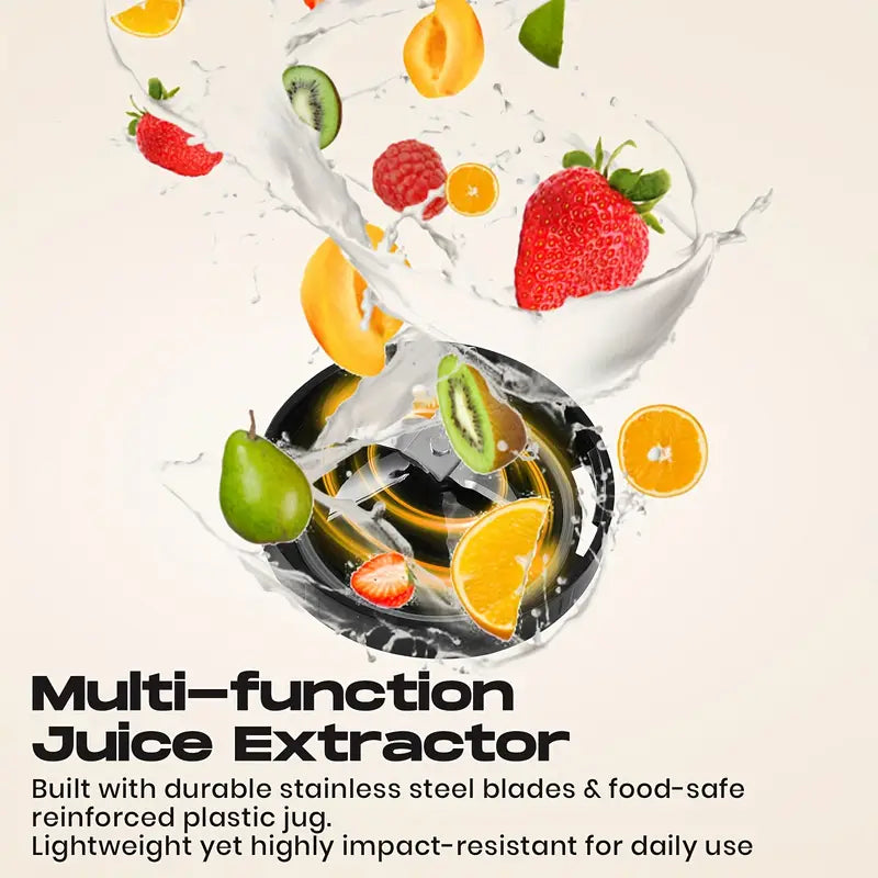 1.5L Glass Jug Blender with 800W Motor & Stainless Steel 4-Blade System