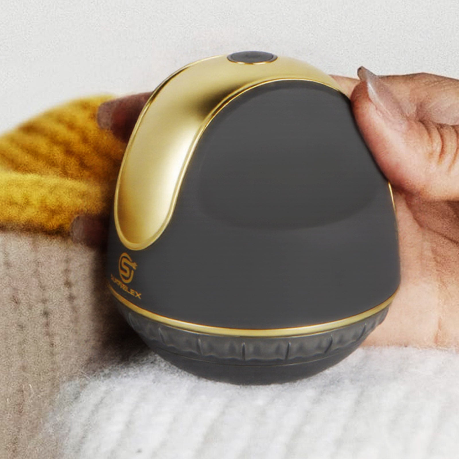 Electric Lint Roller – 3-Needle Blade, DC Motor, USB Type-C Rechargeable