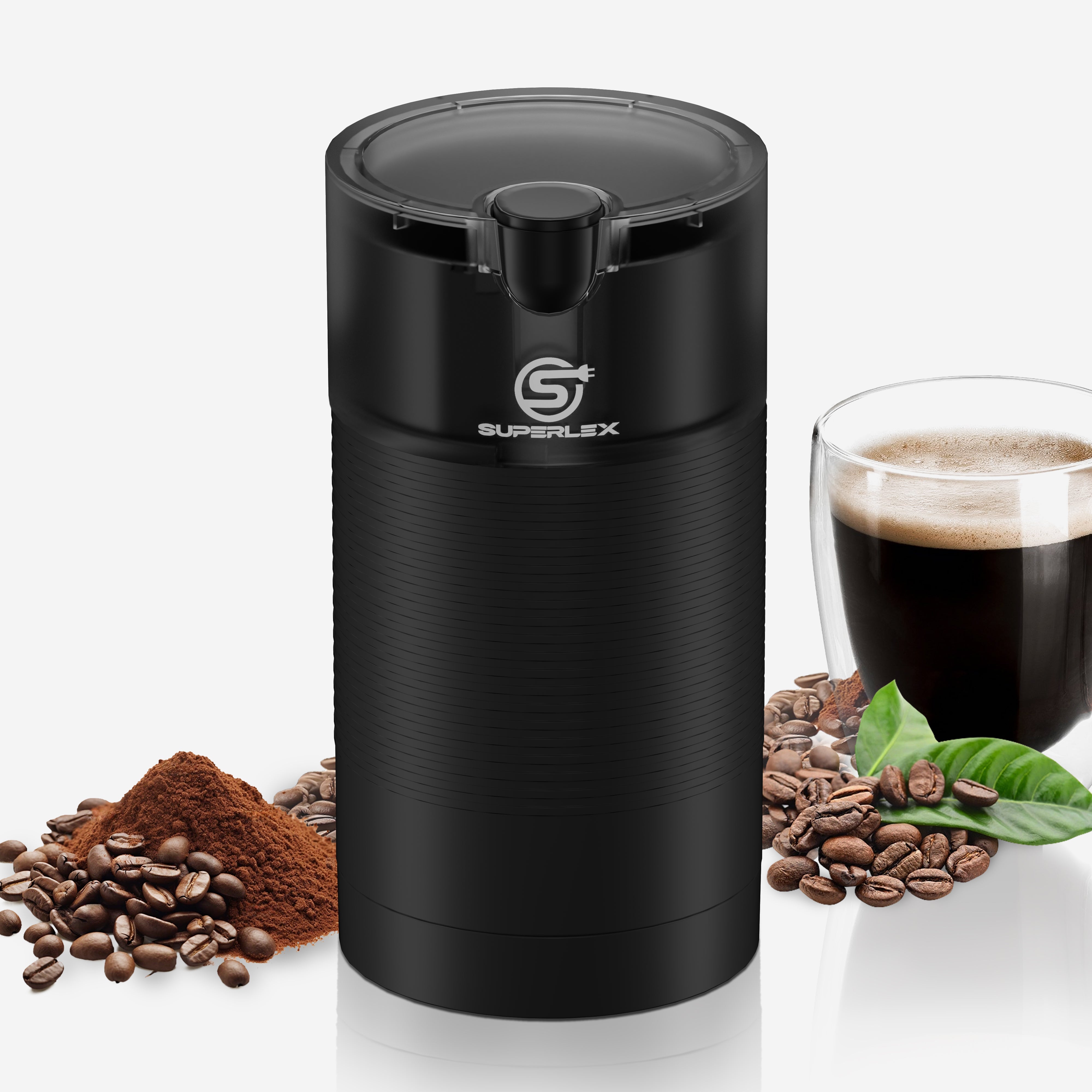 150W Coffee Grinder – Compact & Easy-to-Clean for Fresh Beans