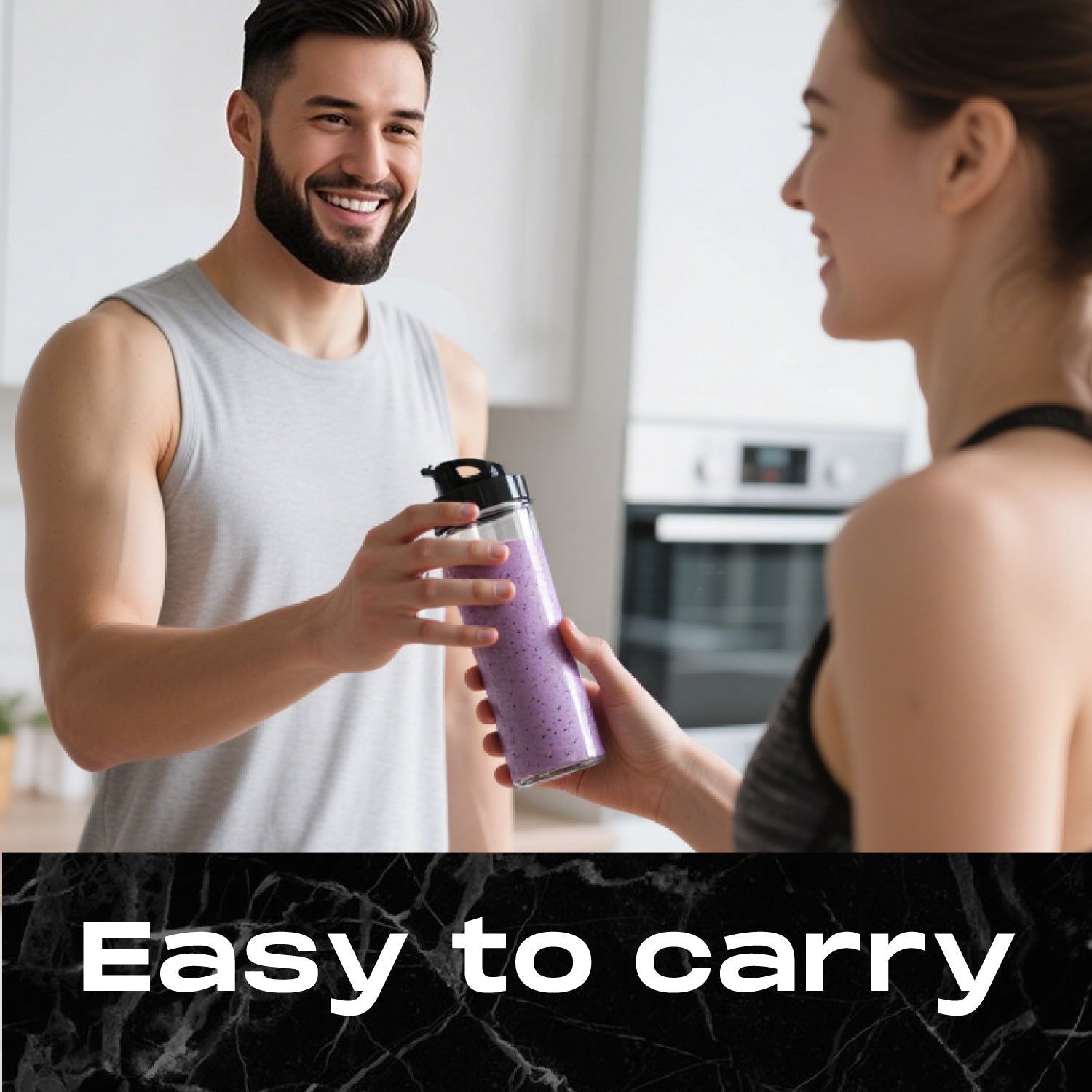 400W Personal Blender with 600ml Bottle – Portable & Easy to Clean