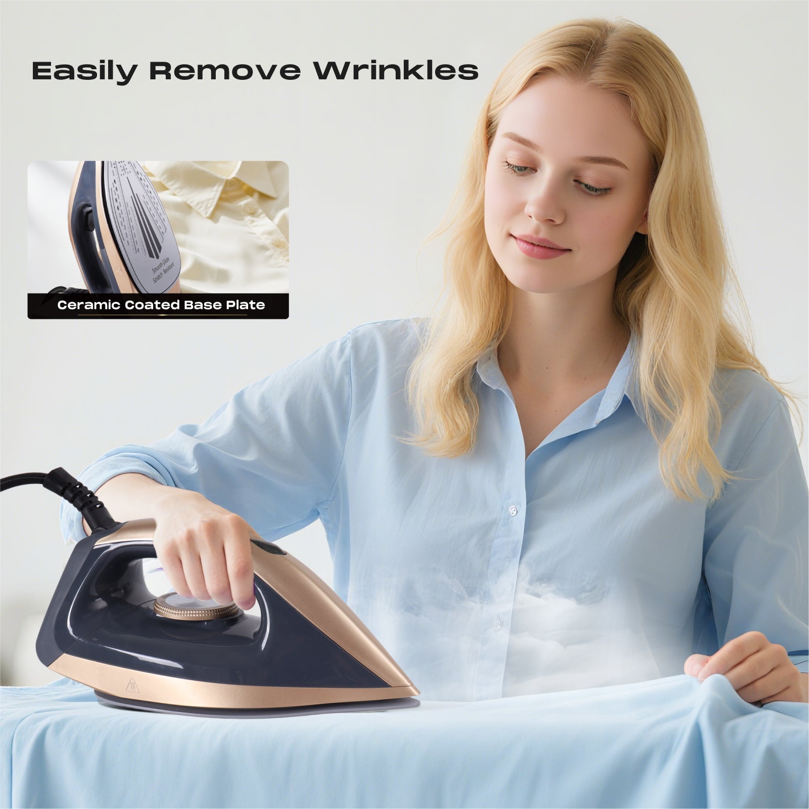 2600W Steam Station – Powerful Multi-Function Iron with 1.3L Tank